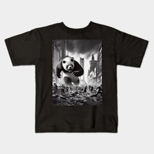 "Pandadoom": Chaos Strikes the City Kids T-Shirt